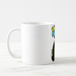 Taza de café del divertido desafío de dieta de pan