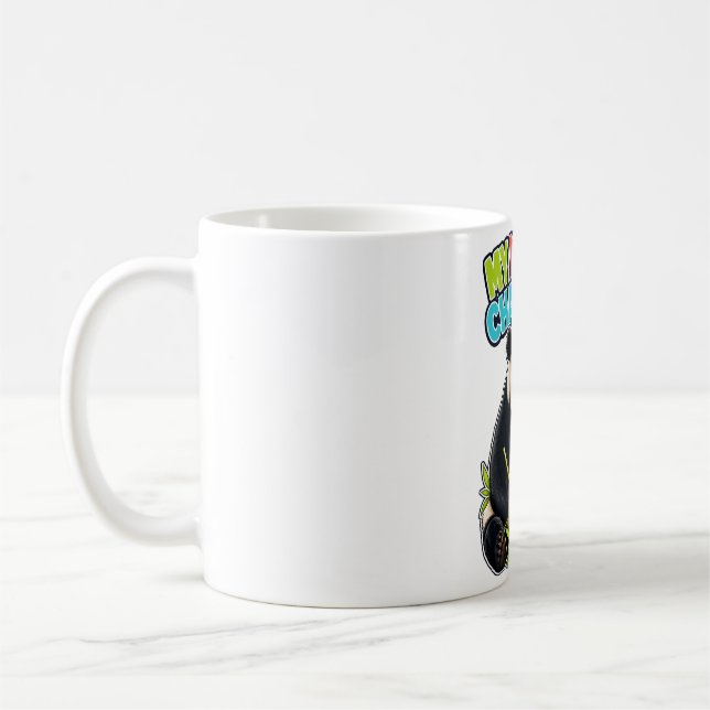 Taza de café del divertido desafío de dieta de pan (Izquierda)