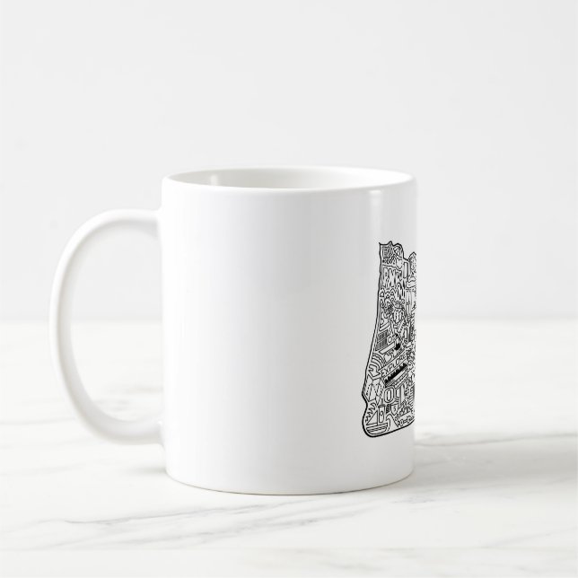 Taza de café del Doodle de Oregon (Izquierda)