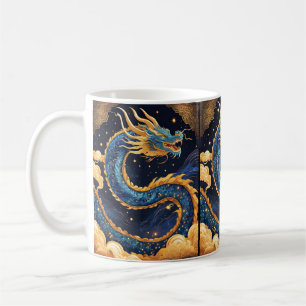 taza de café del dragón chino