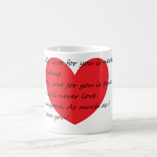 taza de café del el día de San Valentín