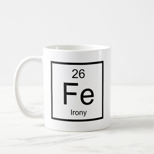 Taza de café del elemento Ironía (Izquierda)