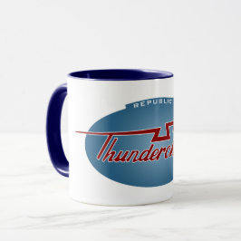 Taza de café del emblema de Thunderchief