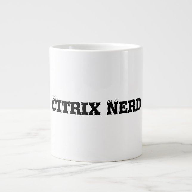 Taza de café del empollón de Citrix (Frente)