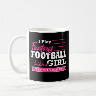 Taza de café del equipo de fútbol de la fantasía