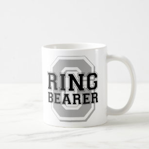 Taza de café del equipo del novio del portador de