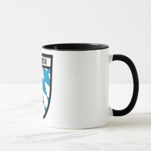 Taza de café del escudo de armas de Baviera