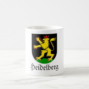 Taza de café del escudo de armas de Heidelberg
