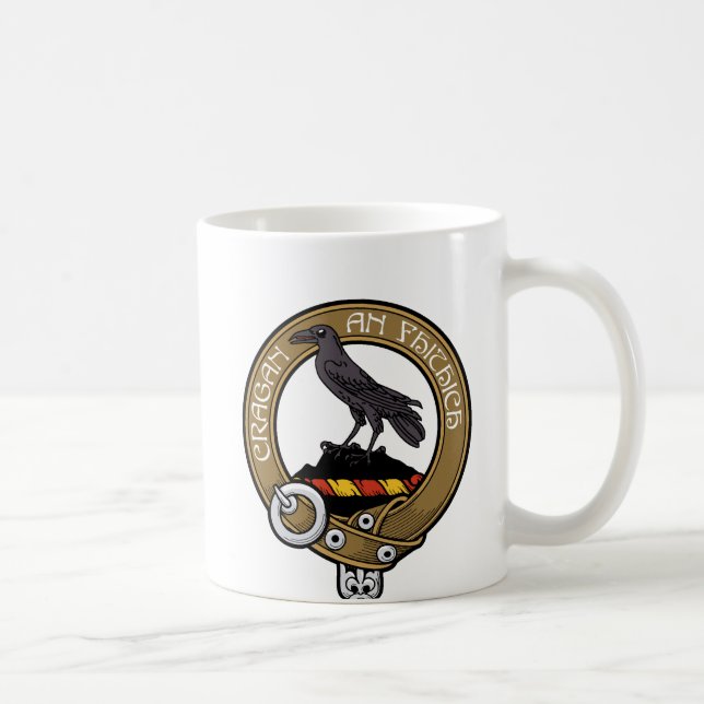 Taza de café del escudo del clan de MacDonell (Derecha)