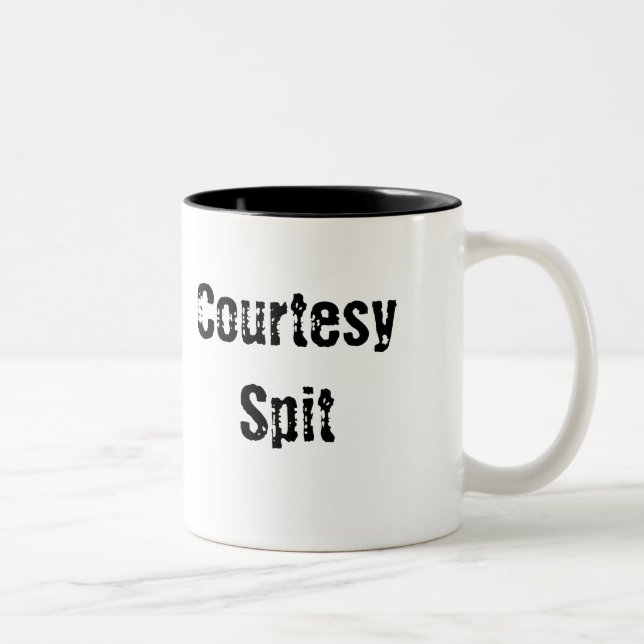 Taza de café del escupitajo de la cortesía (Derecha)