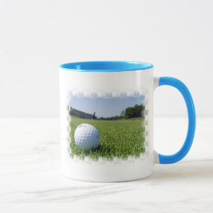 Taza de café del espacio abierto del golf