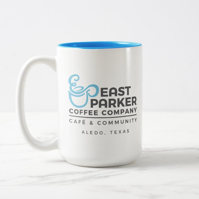 Taza de café del este de Parker 15 onzas. - 2 (Izquierda)