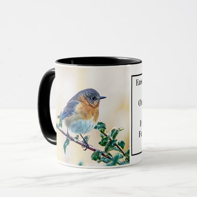 Taza de café del este del Bluebird con la (Anverso izquierdo)
