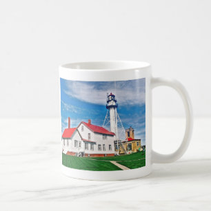 Taza de café del faro de Whitefish Point