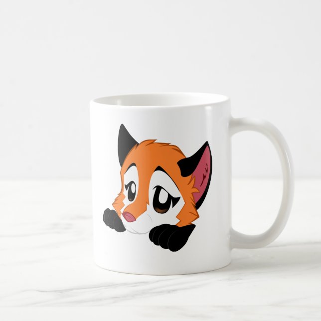 Taza de café del Fox de Anthro (Derecha)