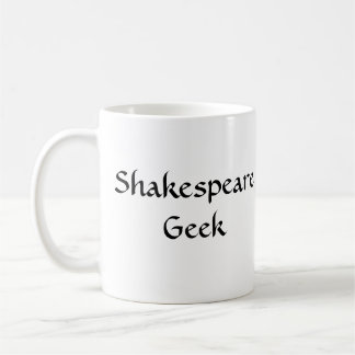 Taza de café del friki de Shakespeare