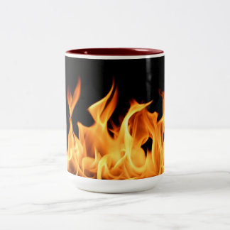 Taza de café del fuego
