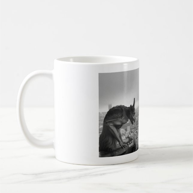 Taza de café del gargoyle de Notre Dame de la (Izquierda)