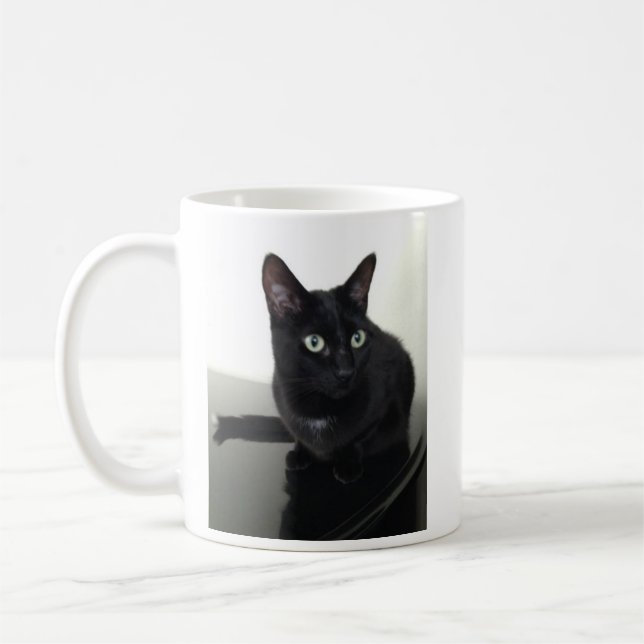 Taza de café del gato negro (Izquierda)