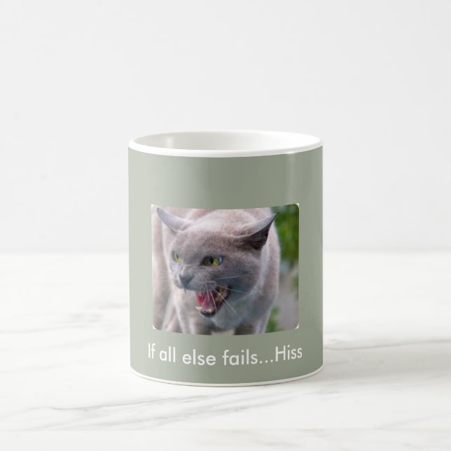 Taza de café del gato… si todo el otro falla… (Centro)