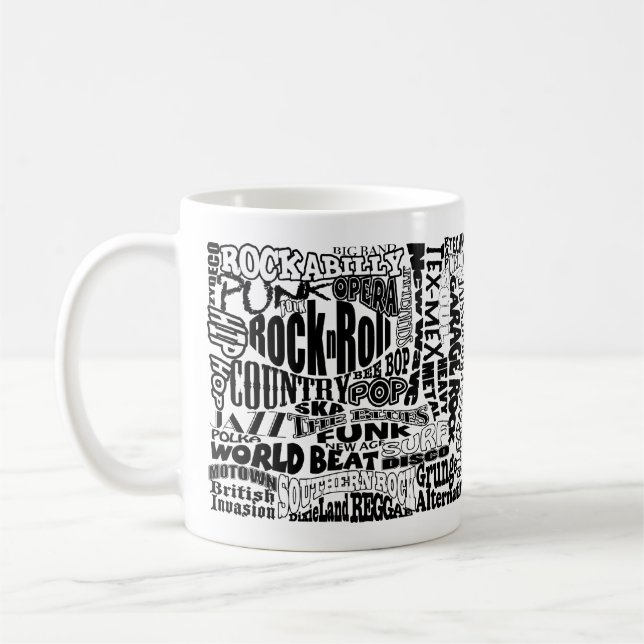 Taza de café del género de la música (Izquierda)