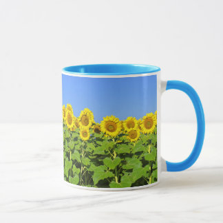 Taza de café del girasol