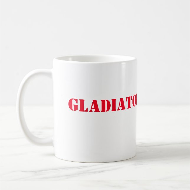 Taza de café del gladiador del escándalo (Izquierda)