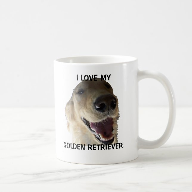 Taza de café del golden retriever (Derecha)