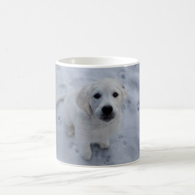 Taza de café del golden retriever (Centro)