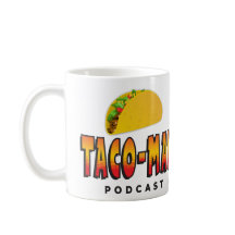 Taza de café del hombre del Taco