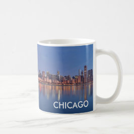 Taza de café del horizonte de Chicago