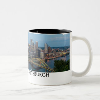 Taza de café del horizonte de Pittsburgh