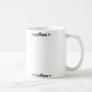 Taza de café del HTML