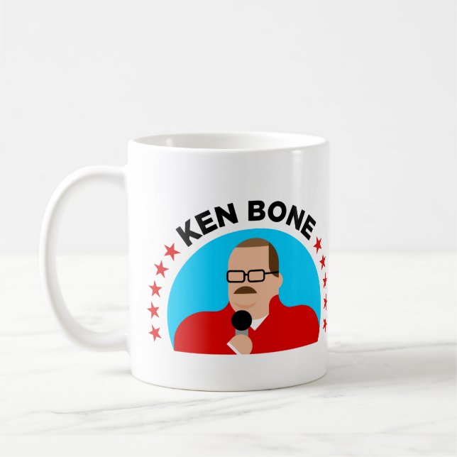 Taza de café del hueso de Ken: "HUESO DE KEN " (Izquierda)