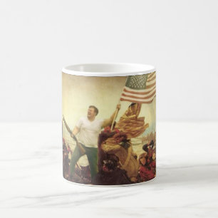 Taza de café del individuo de la escopeta de la