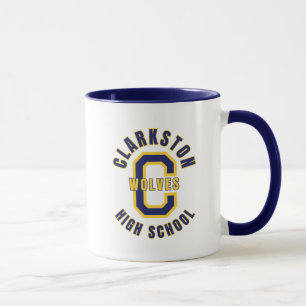 Taza de café del instituto Clarkston Michigan