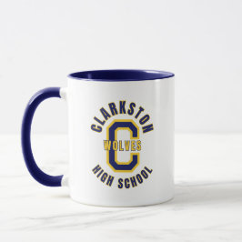 Taza de café del instituto Clarkston Michigan