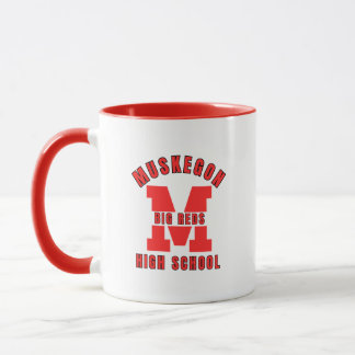 Taza de café del instituto Muskegon Michigan