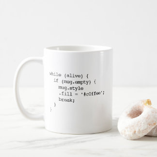Taza de café del Javascript (rotura de #c0ffee -