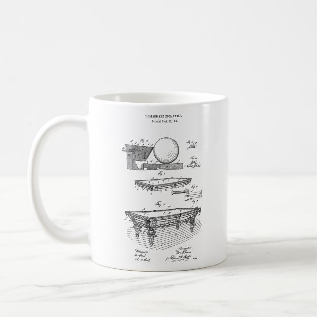 Taza de café del juego de la piscina del modelo (Izquierda)