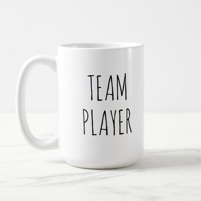 Taza de café del jugador de equipo (Izquierda)