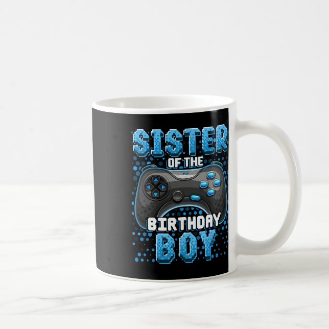 Taza De Café Del Jugador De Videojuegos De Cumpleaños 6 (Derecha)