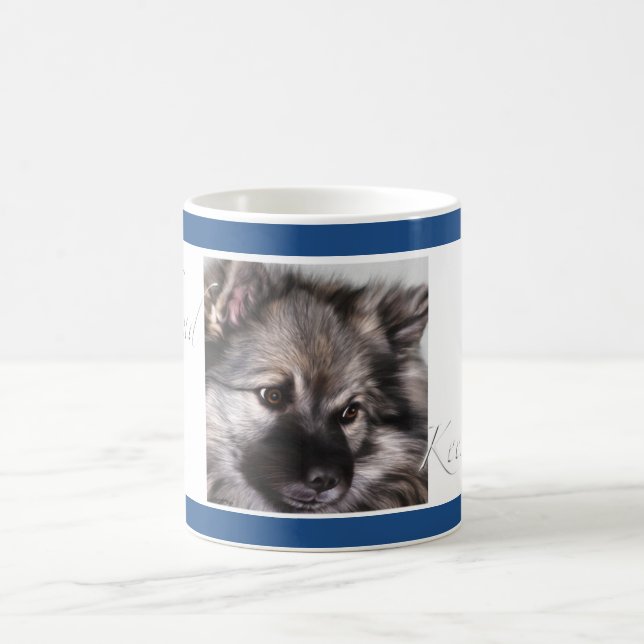 Taza de café del Keeshond (Centro)