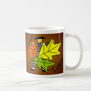 Taza de café del ladrón de la hoja para Composte