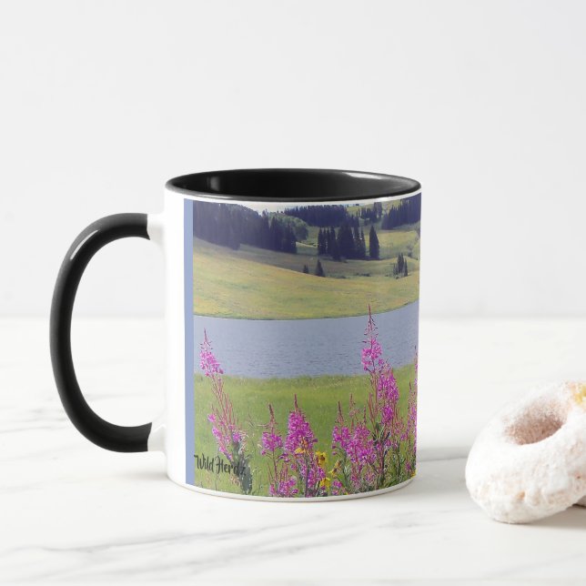 Taza de café del lago Vaughn (Con donut)