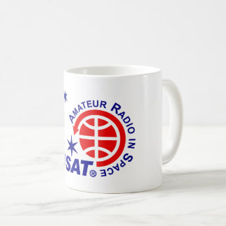 Taza de café del logotipo de AMSAT