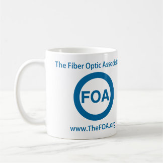Taza de café del logotipo de la FOA