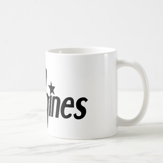 Taza de café del logotipo de los motores de (Derecha)