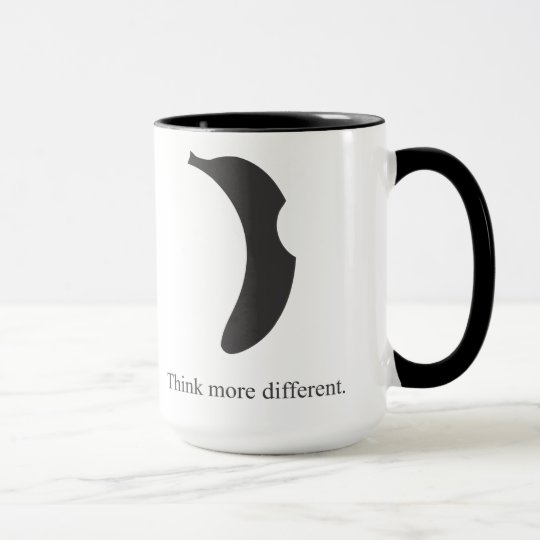 taza de café del logotipo del plátano