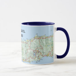 Taza de café del mapa de Miguel* del sao